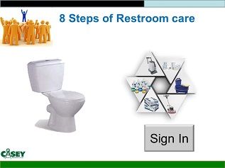8 Steps of restroom care.