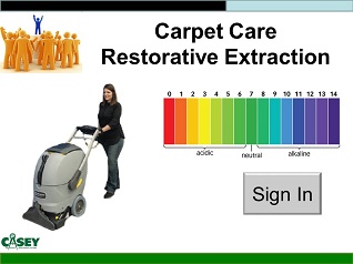 Carpet care restorative form.