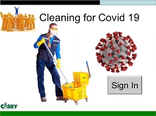 Cleaning for Covid-19 form.