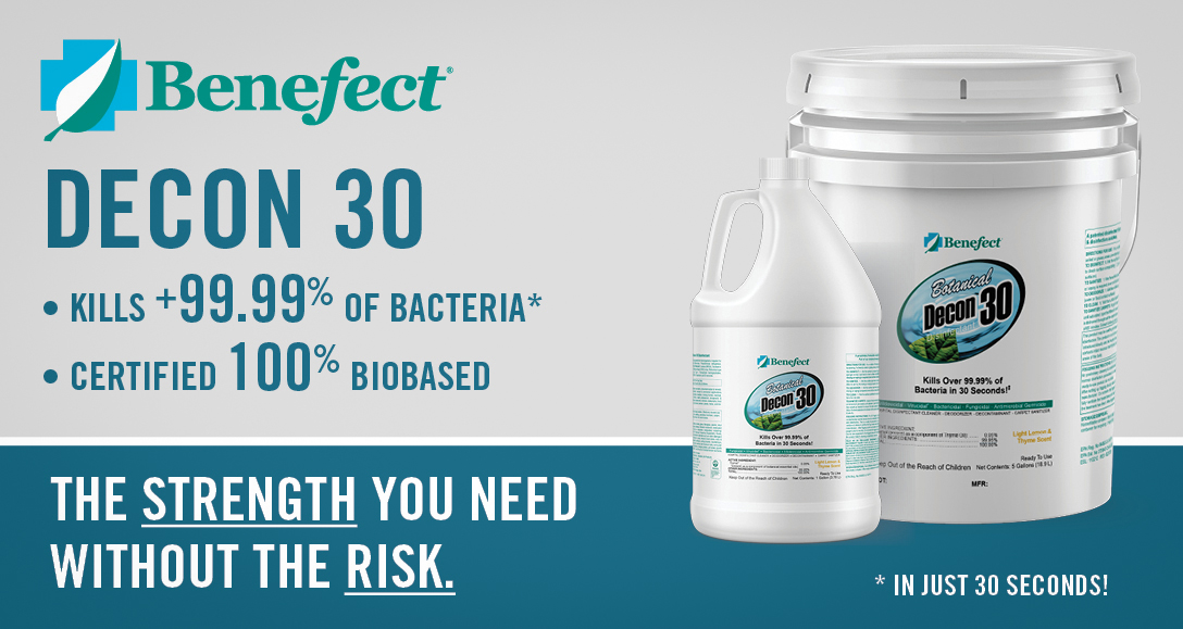 Benefect Antimicrobial, Botanical Decon 30 Cleaner & Disinfectant 