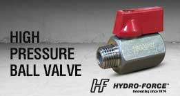 Hydro Force pressure ball valve