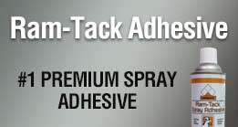 Ram tack adhesive spray